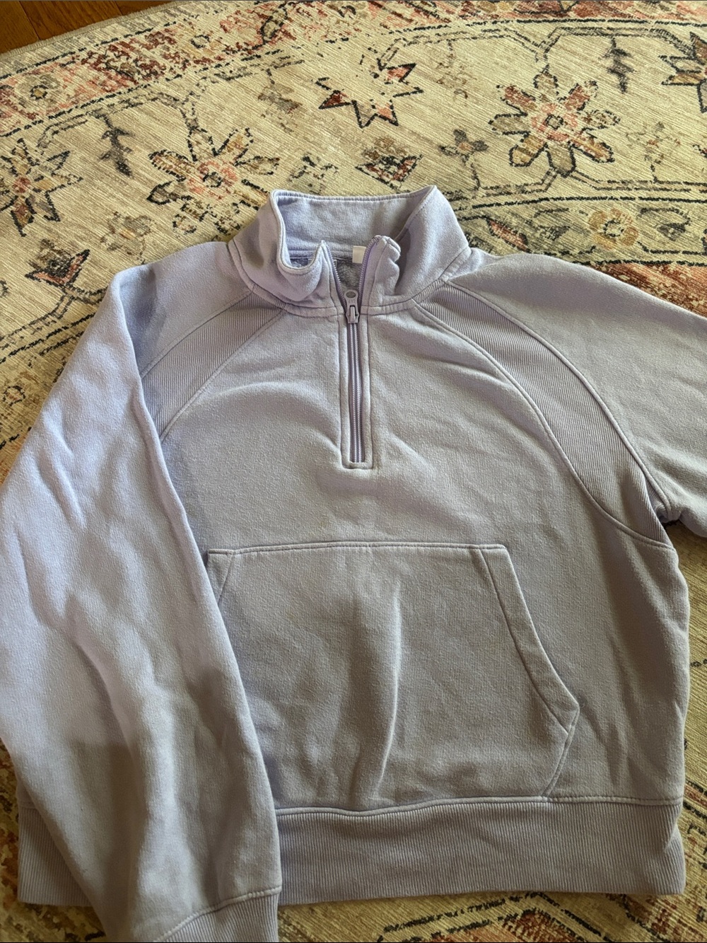 GAP Men's Light Lavender Half-Zip Pullover